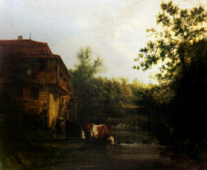 18. A Dutch Farm. Isack van Ostade 1