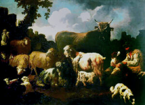 19. Shepard in the Roman Campagn. Rosa da Tivoli