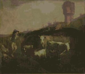 29 Shepard and Cattle Karel Dujardin attribution. 1626 1678 1