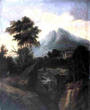 51. Romantic 19th Century Landscape Attributed H.V. Maxwell 2
