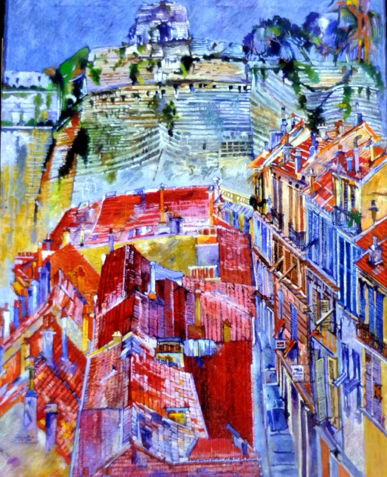 ANCIENT MONTE CARLO FORTIFICATION WALLS TIF