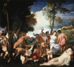 Titian Bacchanal 1523-1524