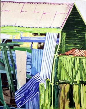 Hay barn at Heyfield