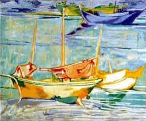 Medieval Felucca Sailing Boats at Djibouti on the Red Sea Coast