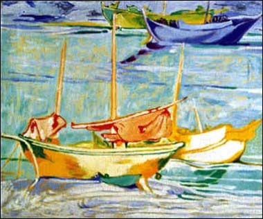 Medieval Felucca Sailing Boats at Djibouti on the Red Sea Coast