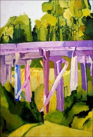 Old Timber Railway Bridge Heyfield Victoria Australia
