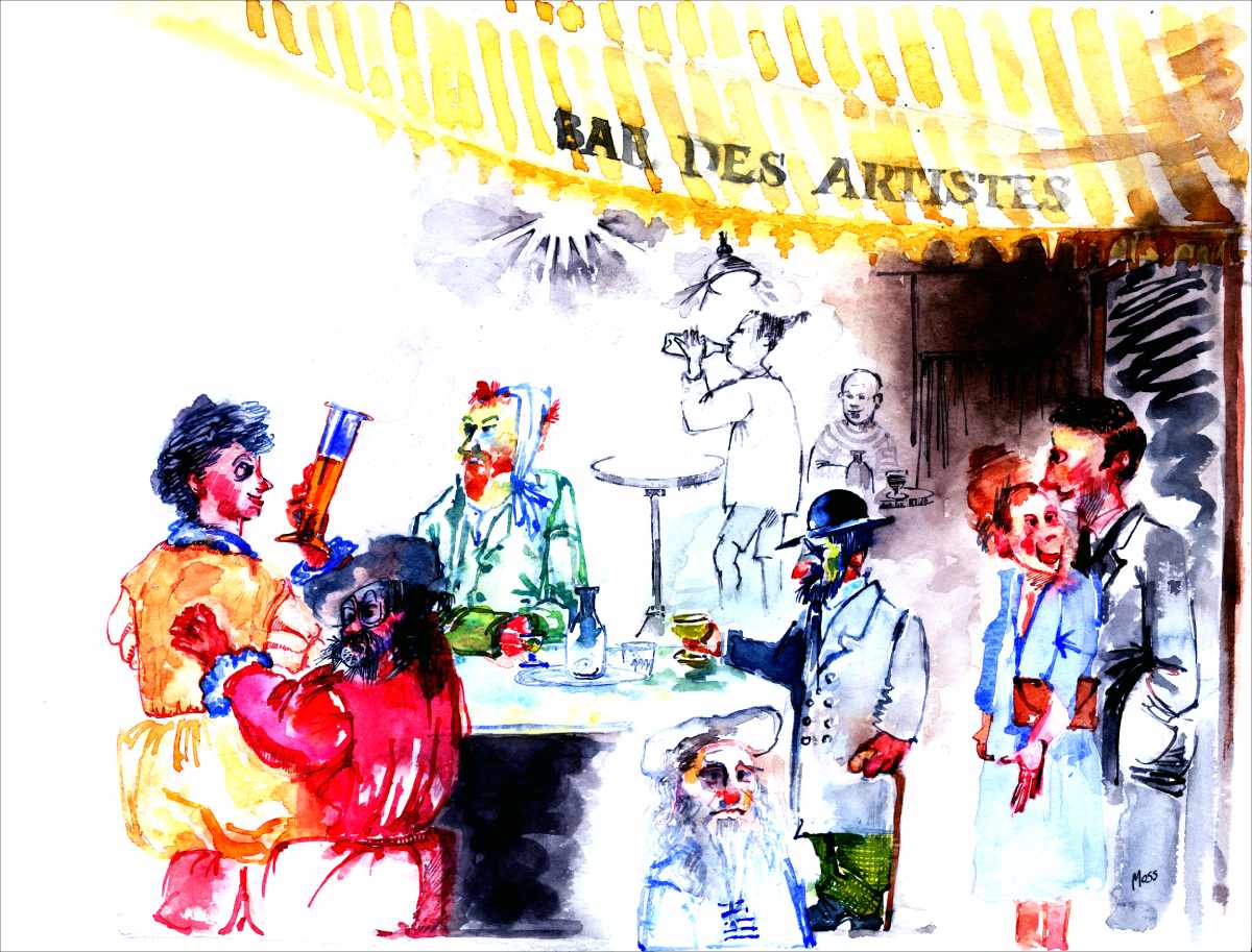 REMBRANDT AND SASKIA FREQUENT THE BAR DES ARTISTES