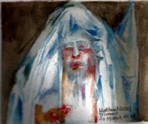 REMBRANDTS HEAD with SHAWL