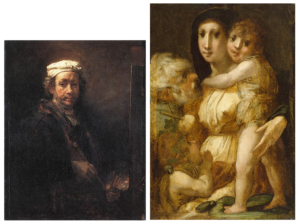ROSSO FIORENTINO Rembrandt Auto portrait 1660