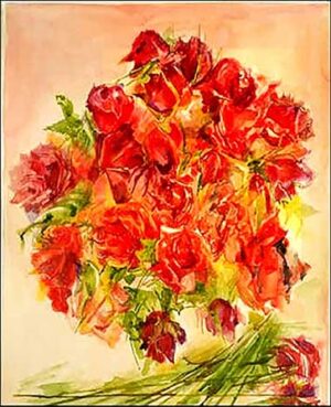 Red Tequila Roses on the Italian Riviera
