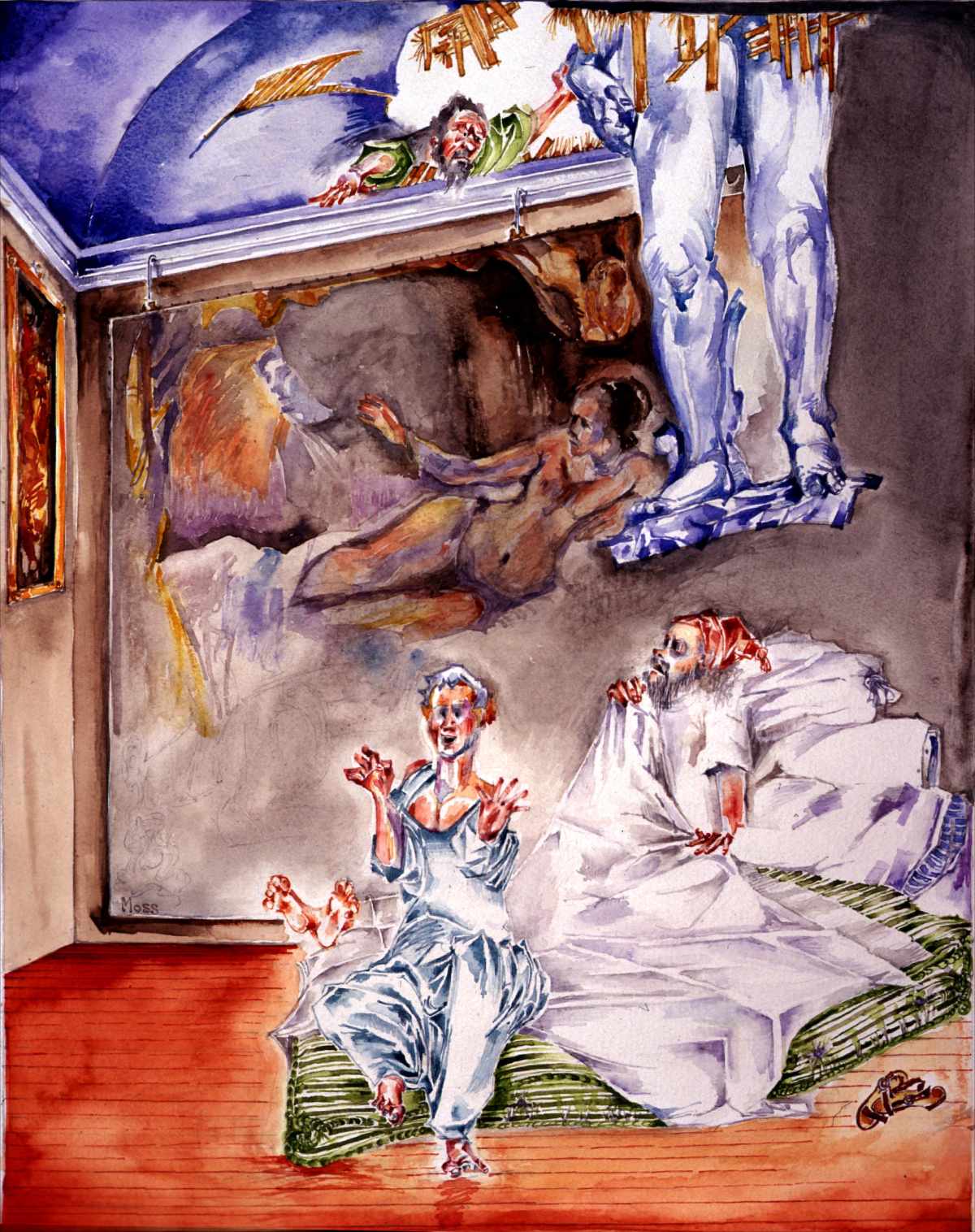 Rembrandt takes an apartment under Michelangelo