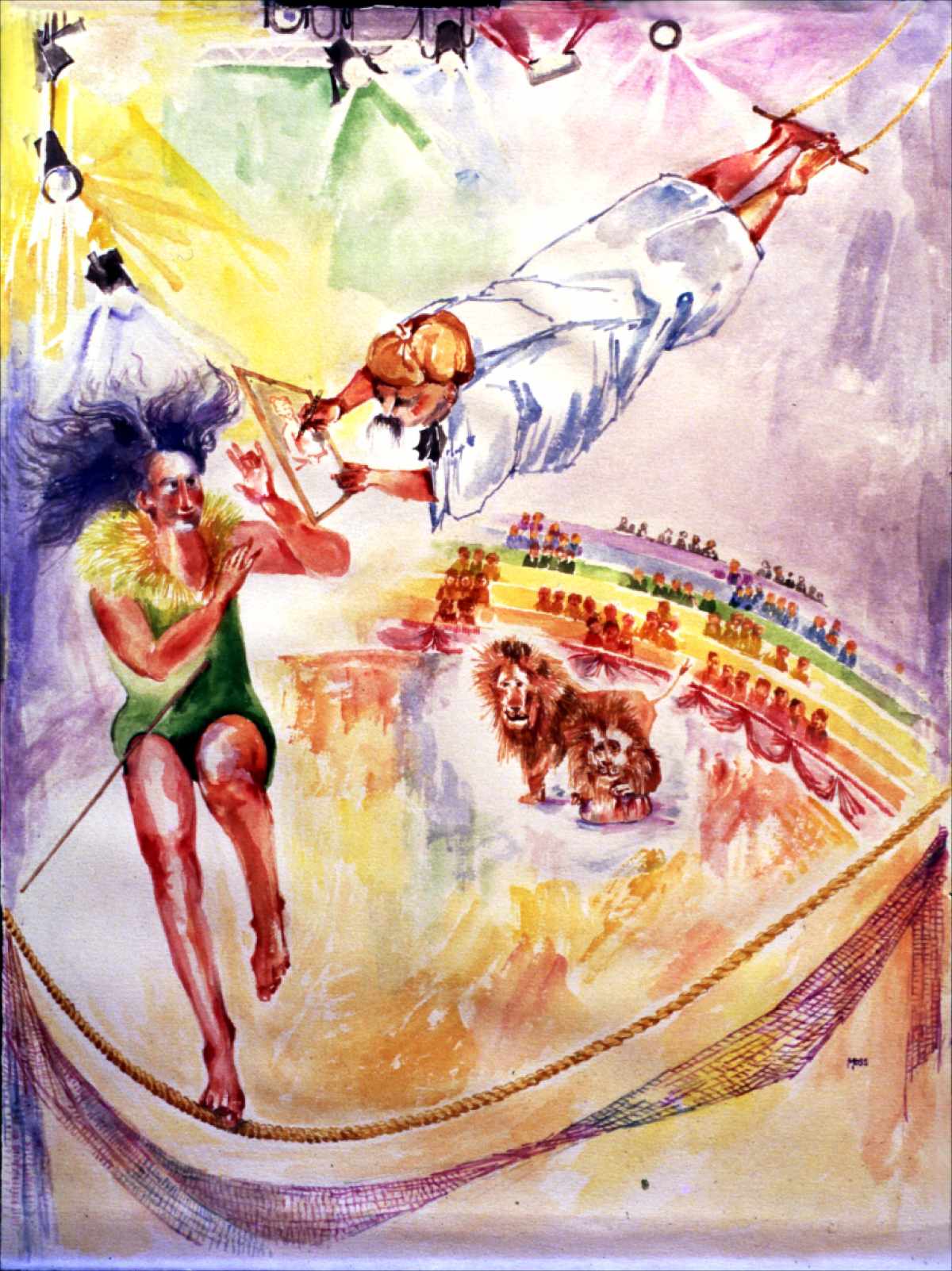 Rembrandt the trapeze artist