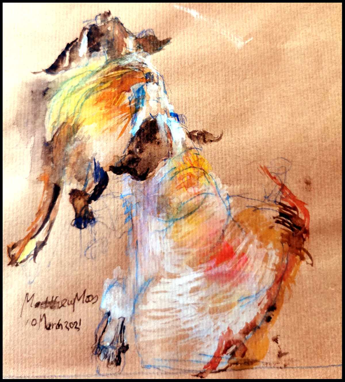 Rembrandts Two Hounds
