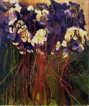 White and Violet Flowers of the Mediterranean