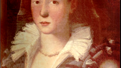 Fragment Lavania Fontana portrait after conservation